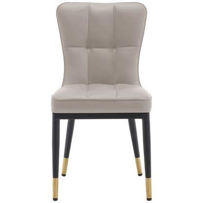 Lot de 2/4 chaises de salle à manger rembourrées en similicuir