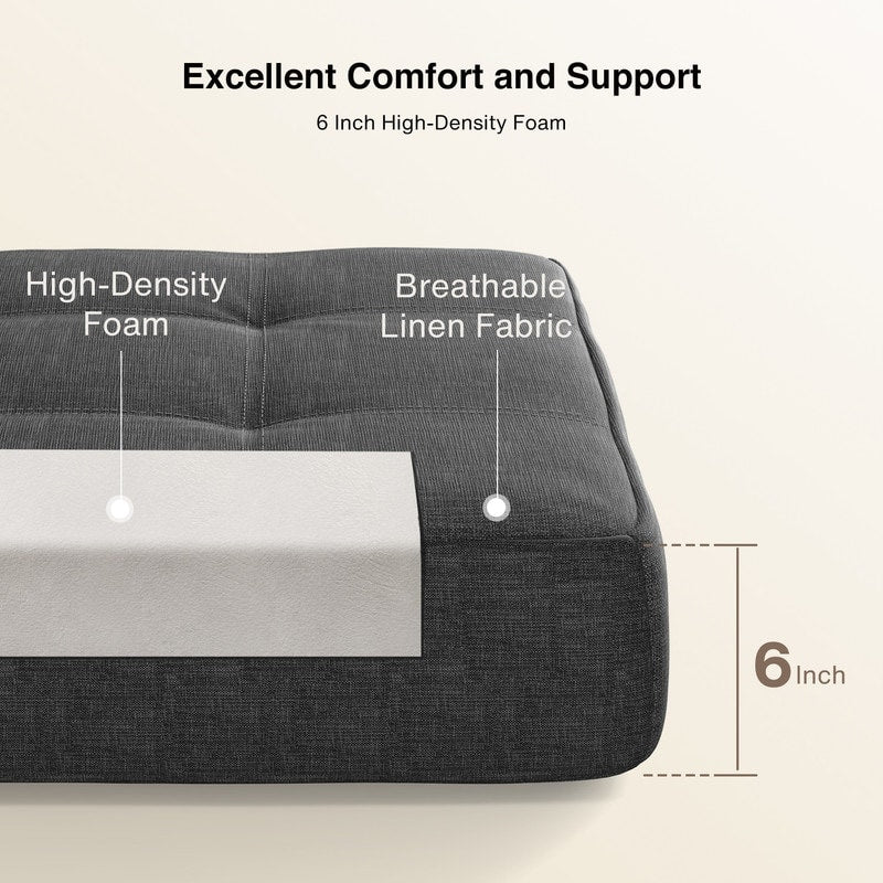 Fauteuil convertible 3 en 1, fauteuil pliant, lit-lit rabattable