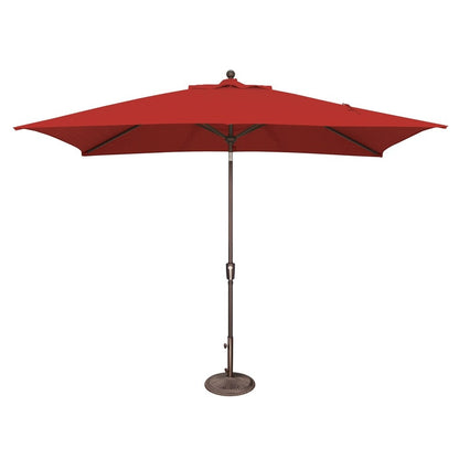 Parasol inclinable rectangulaire à bouton-poussoir SimplyShade Catalina de 10 pieds