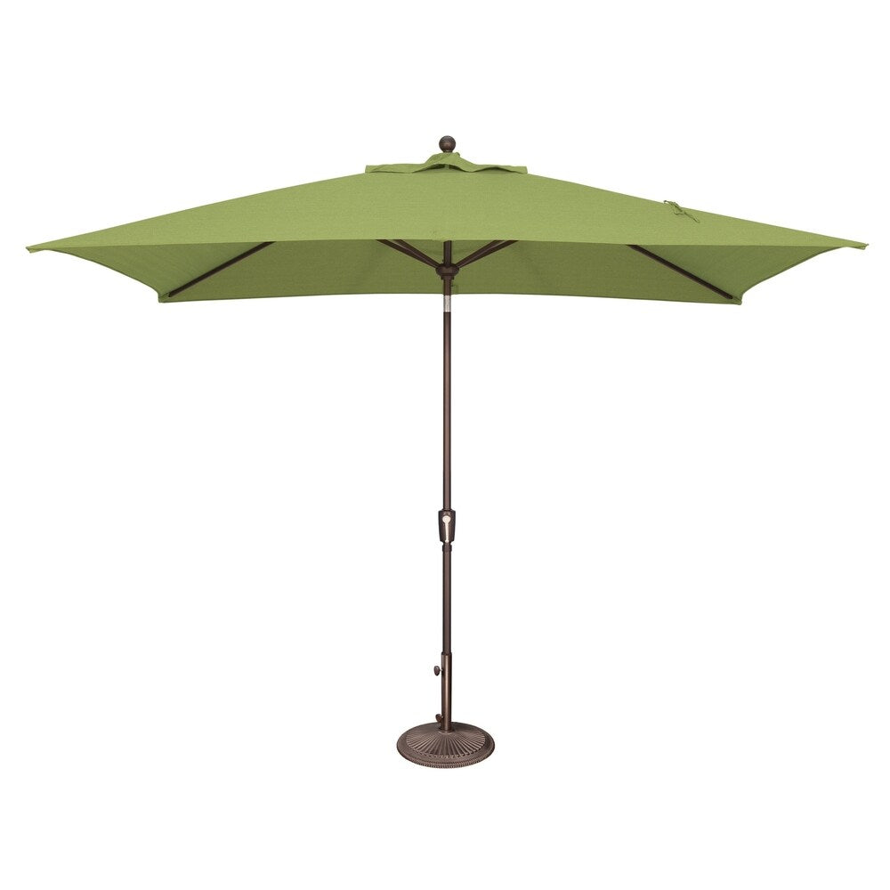 Parasol inclinable rectangulaire à bouton-poussoir SimplyShade Catalina de 10 pieds