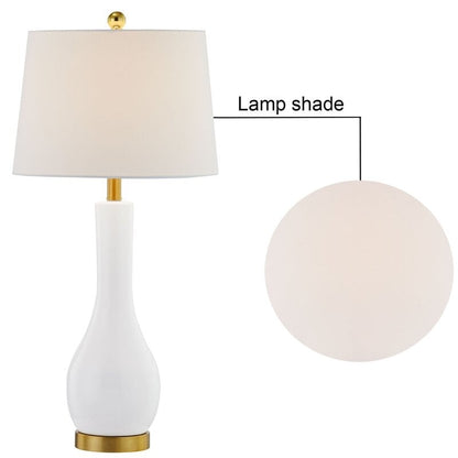 Ensemble de lampes de table en céramique 28,5 avec port USB (lot de 2)