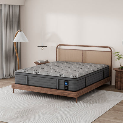 Matelas hybride Modland 14 pouces à plateau-coussin moyen, matelas à ressorts ensachés dans une boîte