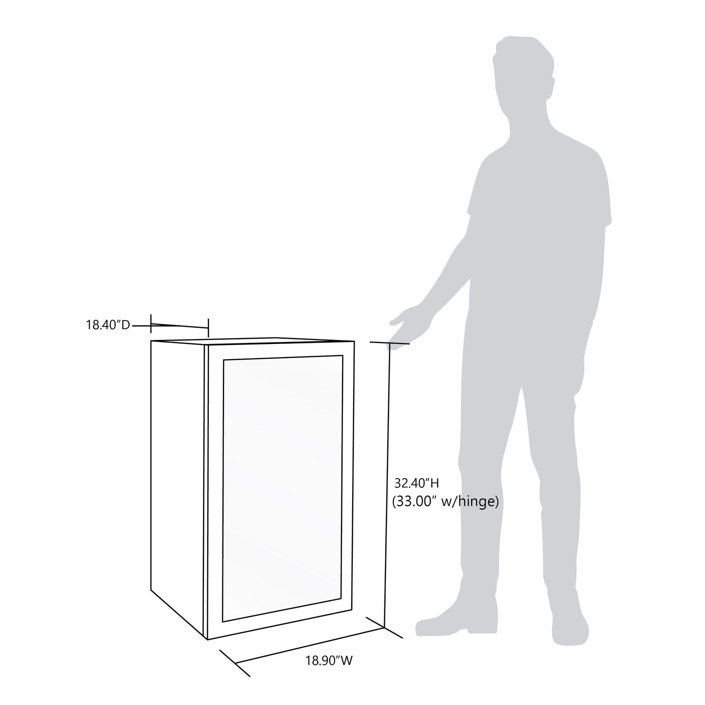 Réfrigérateur à boissons Newair d'une capacité de 126 canettes, mini-réfrigérateur avec porte vitrée et étagères réglables, en acier inoxydable