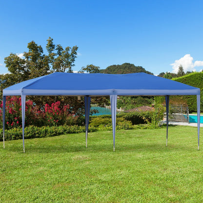 Auvent pop-up robuste Outsunny avec cadre robuste, toit anti-UV et sac de transport pour terrasse, jardin, plage et arrière-cour