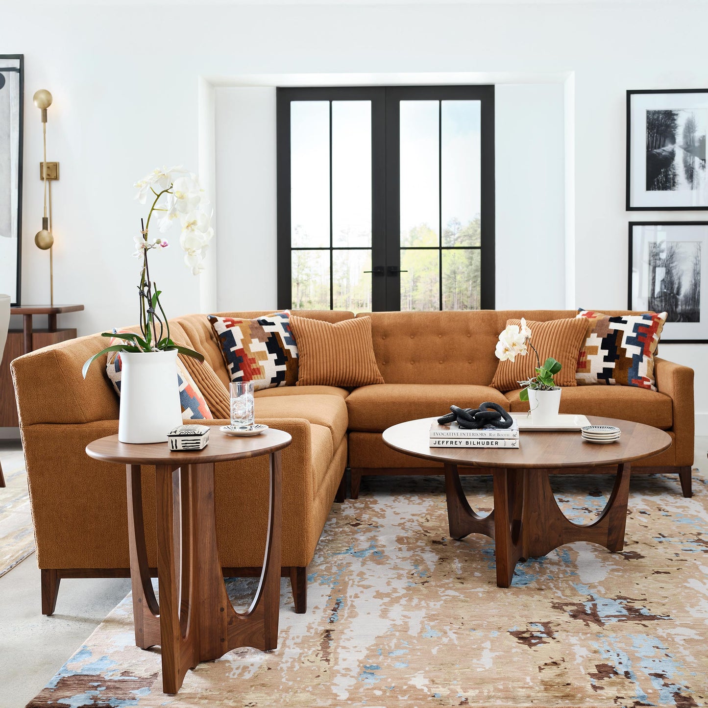 Canapé d'angle sectionnel Walnut Grove à concevoir soi-même