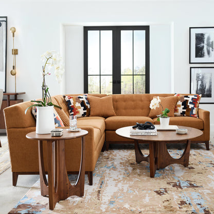 Canapé d'angle sectionnel Walnut Grove à concevoir soi-même