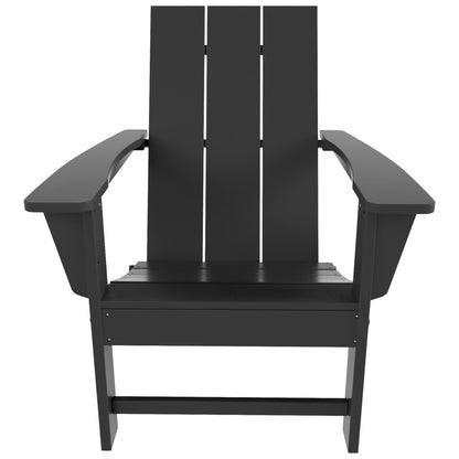 Chaise Adirondack pliante Polytrends Shoreside moderne et écologique, idéale pour les commerces et les résidences, toutes saisons