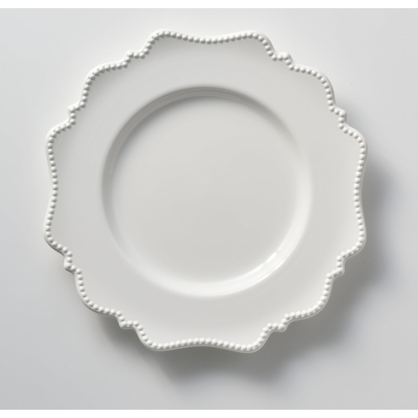 Assiette plate Pinpoint blanche Red Vanilla 11 (lot de 6)