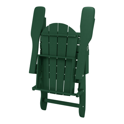 Chaises pliantes Adirondack Polytrends Laguna résistantes aux intempéries (lot de 4)