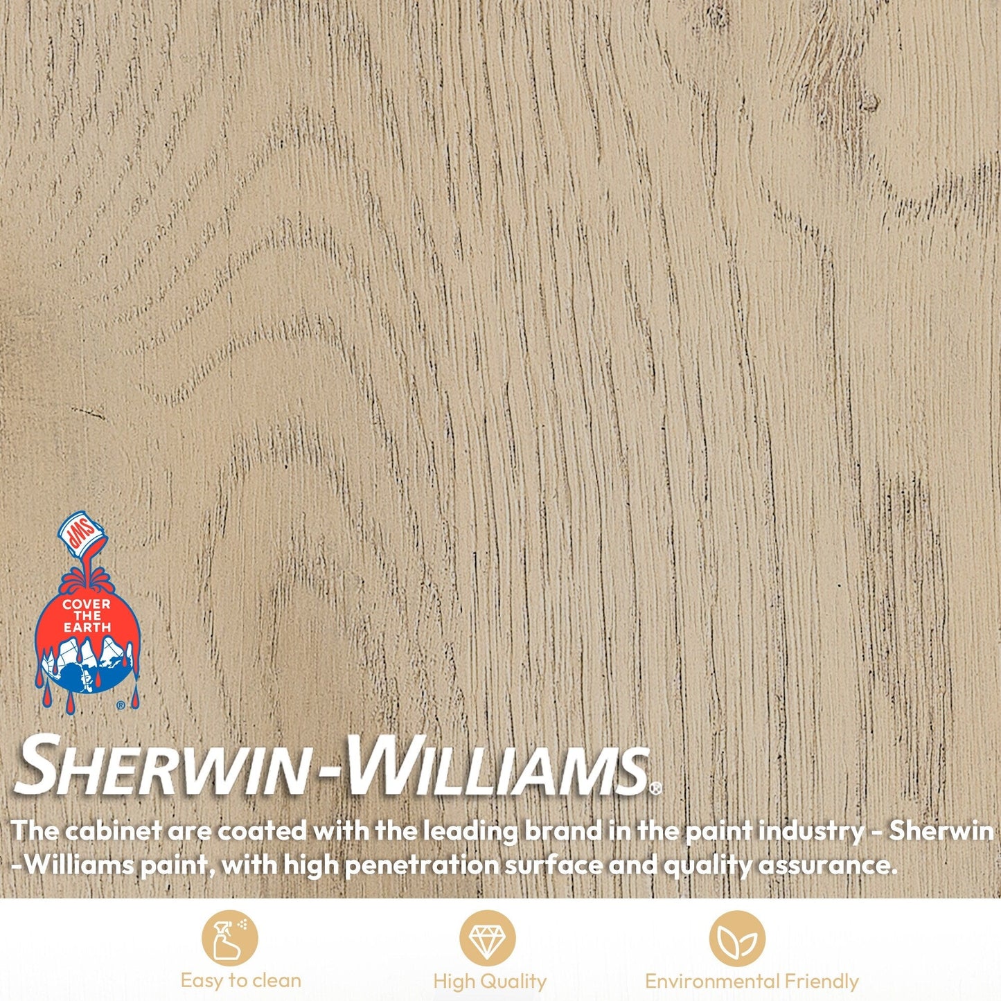 Meuble-lavabo Porto avec dessus en quartz blanc sans miroir