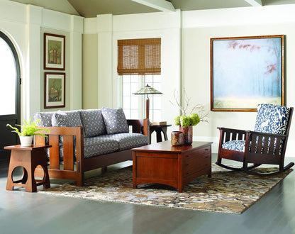 Table basse rectangulaire avec rangement Harvey Ellis