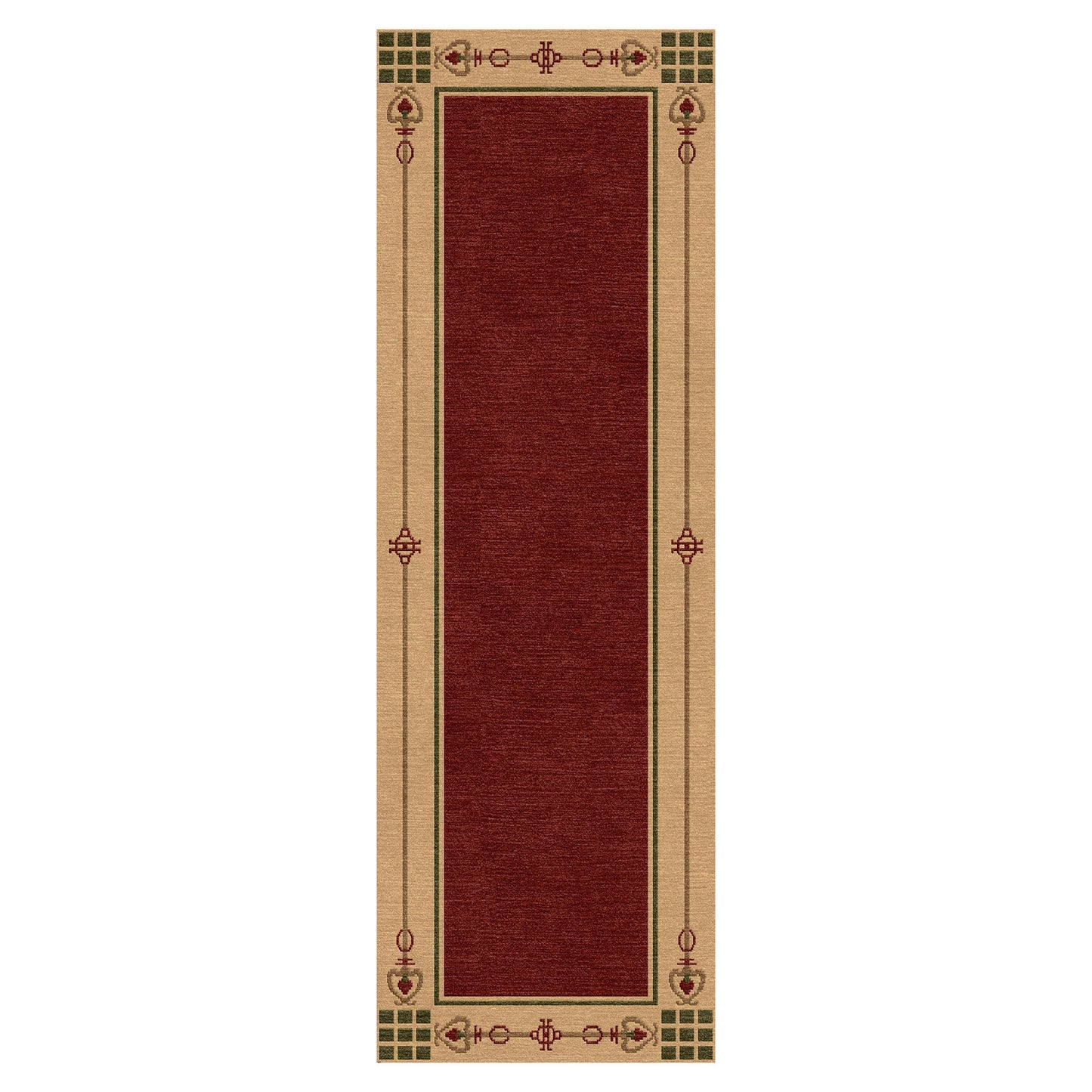 Tapis Highland Park - Rouge