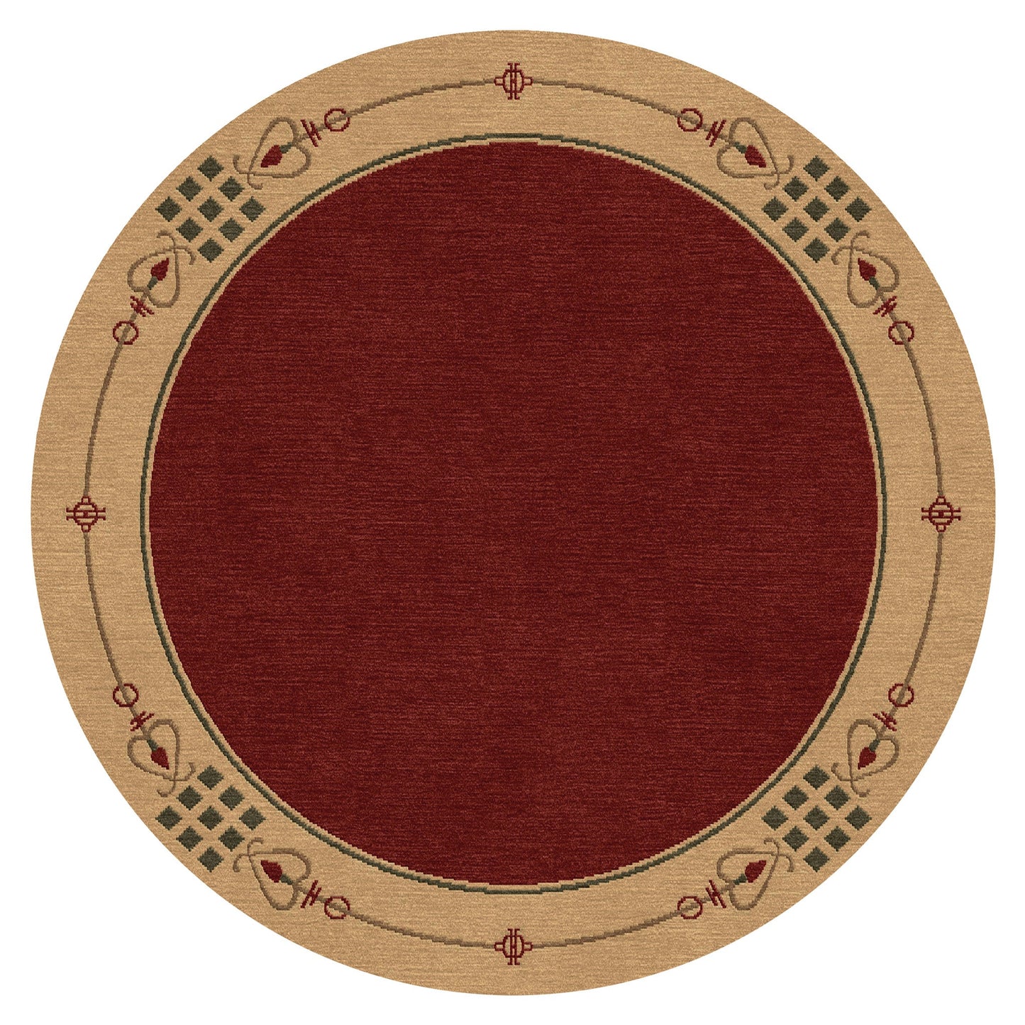 Tapis Highland Park - Rouge