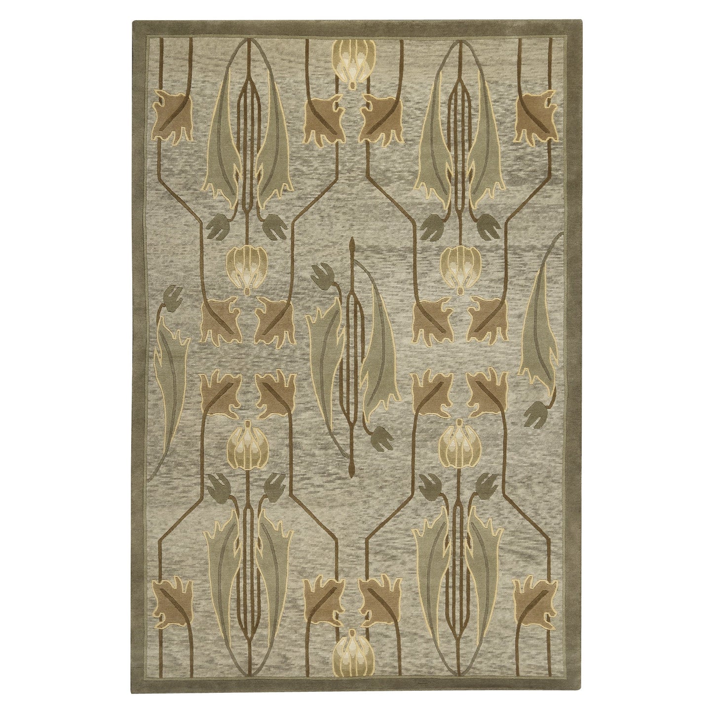Tapis Tulipe Rennie - Sauge