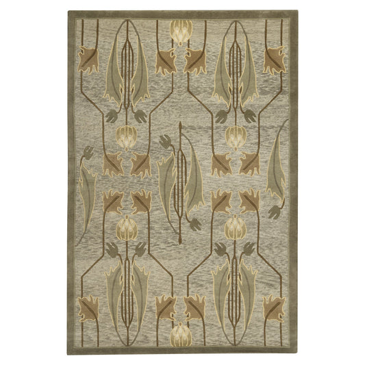 Tapis Tulipe Rennie - Sauge