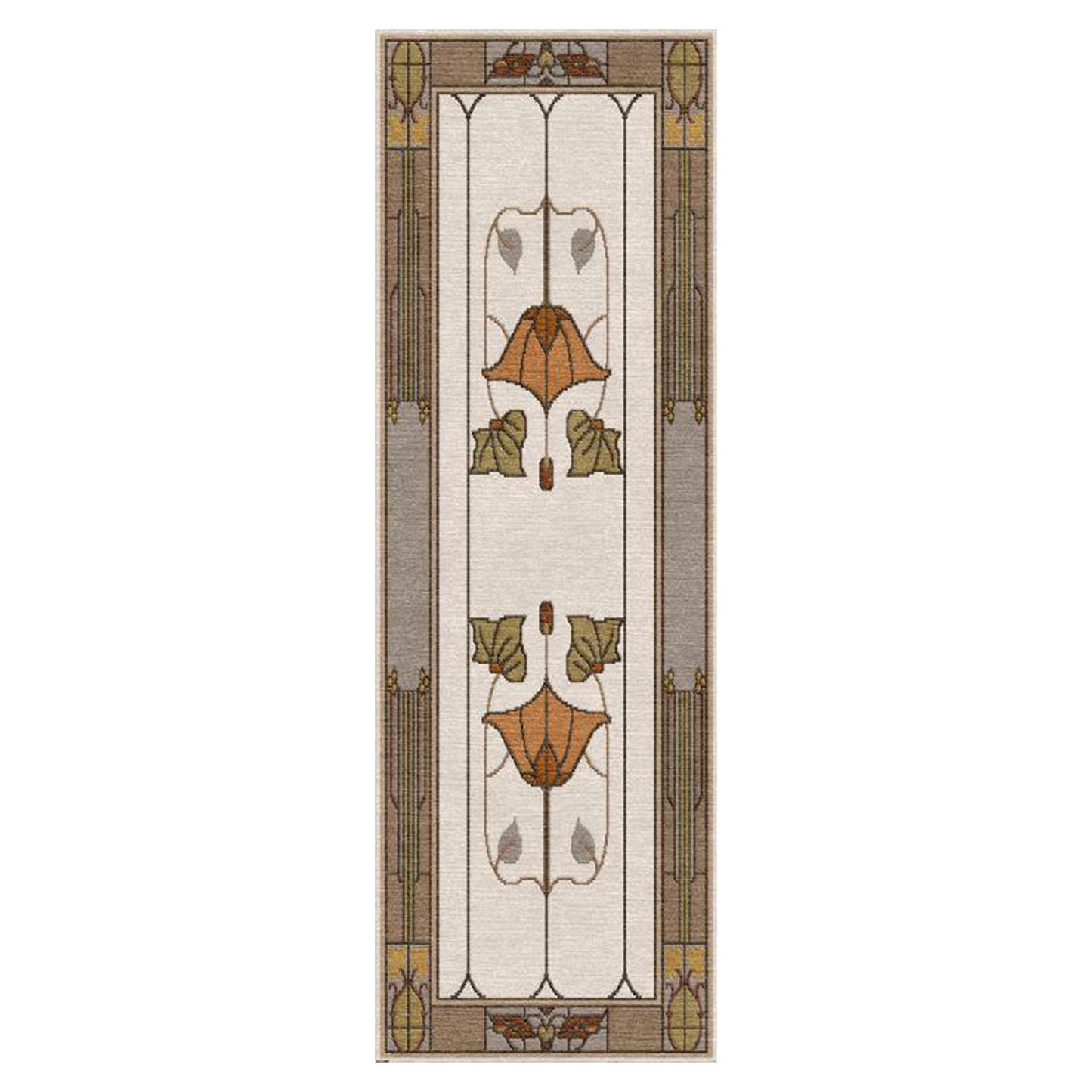 Tapis de fenêtre de jardin, ivoire