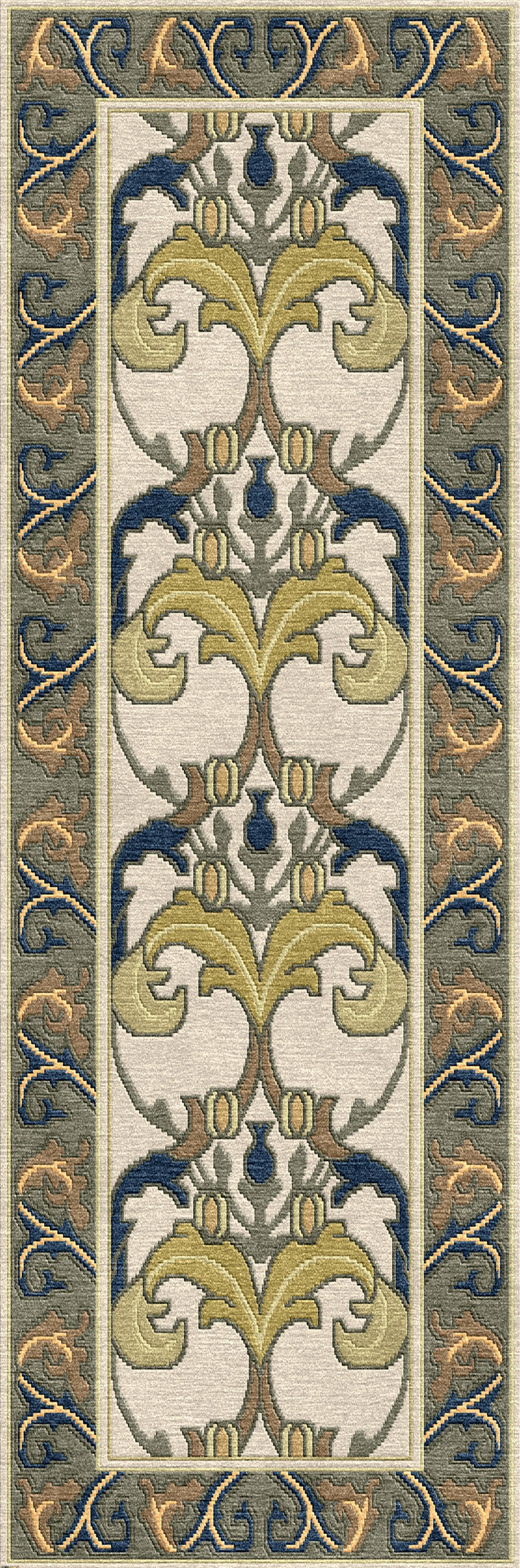 Tapis botanique Voysey