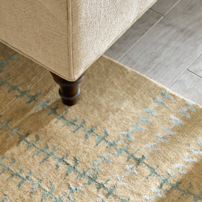 Tapis à carreaux à points de surjet