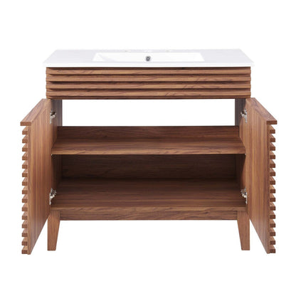 Meuble-lavabo de salle de bain Render 36