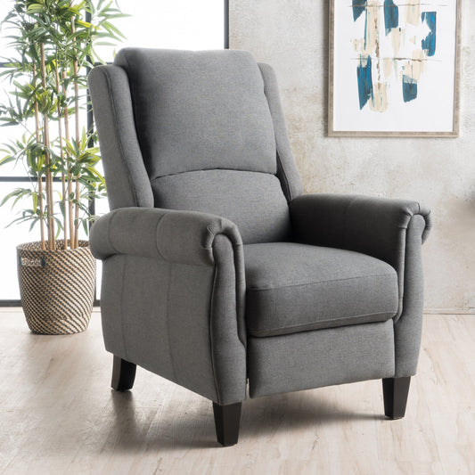 Fauteuil inclinable en cuir PU ultra-confortable Roomfitters, fauteuil inclinable luxueux pour salon ou chambre à coucher