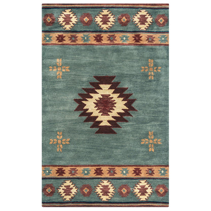 Tapis en laine touffeté à la main Alora Decor Ryder Southwestern