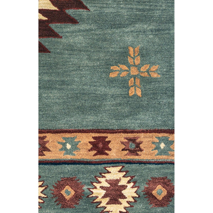 Tapis en laine touffeté à la main Alora Decor Ryder Southwestern