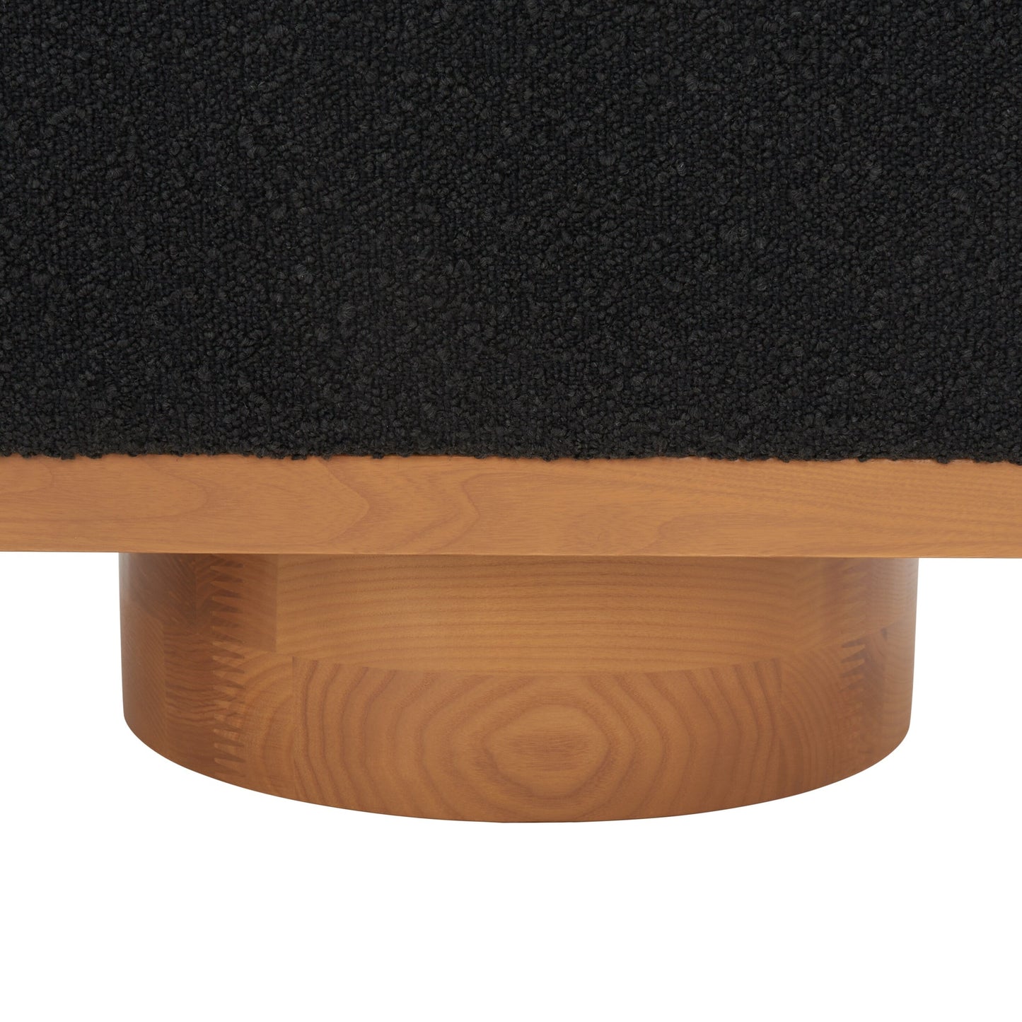 Banc de rangement SAFAVIEH Couture Sunneva Boucle - 61 po L x 20 po P x 19 po H - 61L x 20P x 19H