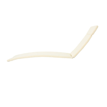 Ensemble de coussins d'extérieur Salem pour chaise longue - Coussins uniquement (lot de 2) par Christopher Knight Home - 79,25 L x 27,50 l x 1,50 H