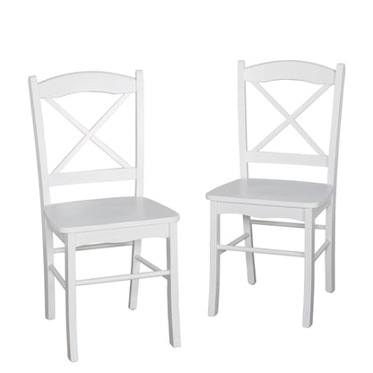 Chaises de salle à manger de style cottage de campagne Simple Living (lot de 2)