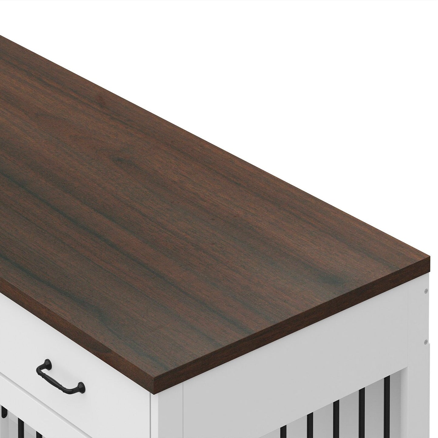 Élégant meuble de rangement en bois pour chien, 3 tiroirs