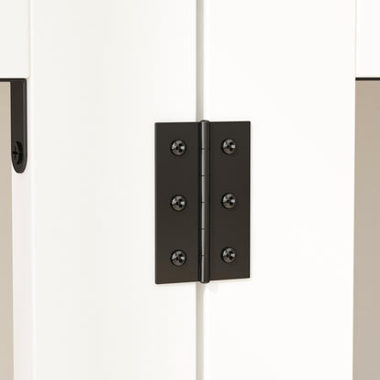 Élégant meuble de rangement en bois pour chien, 3 tiroirs