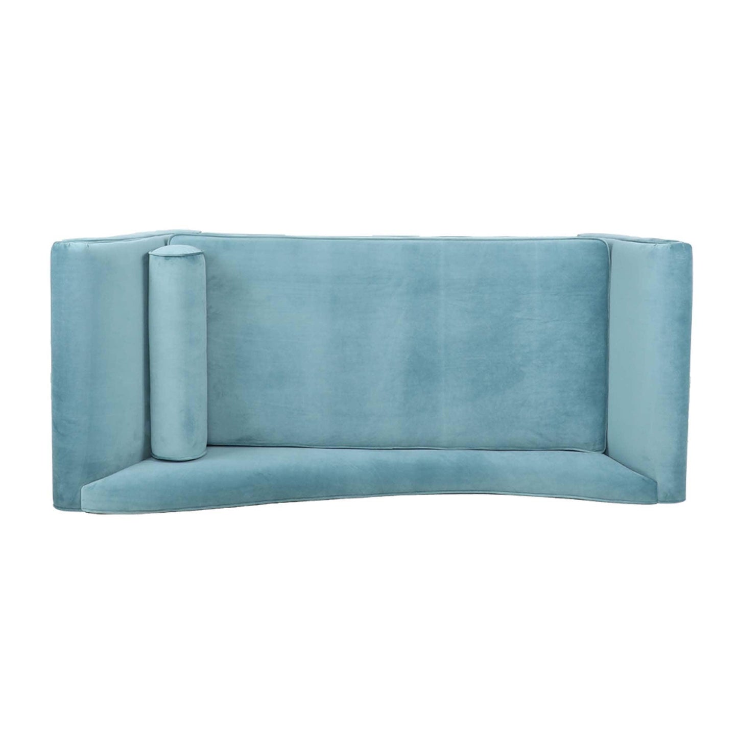 Chaise longue vintage avec accoudoirs en volutes par Christopher Knight Home