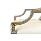 Chaise de salle à manger à dossier bouclier de style antique