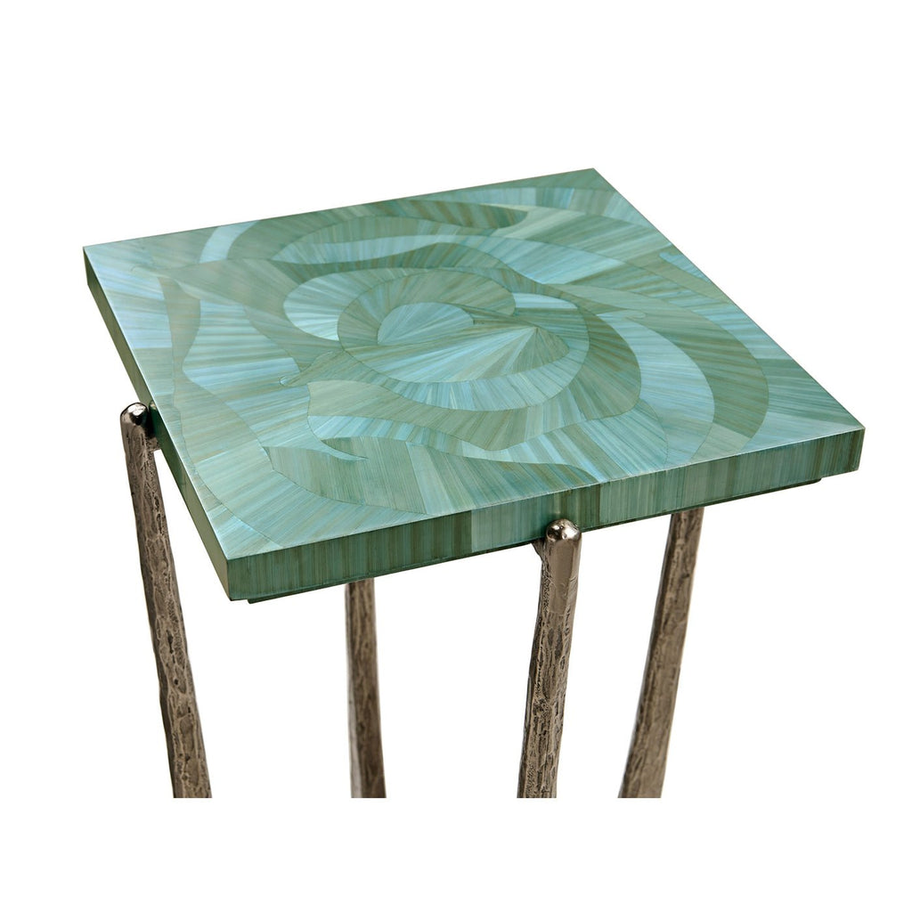 Table d'appoint carrée Aqua Mist