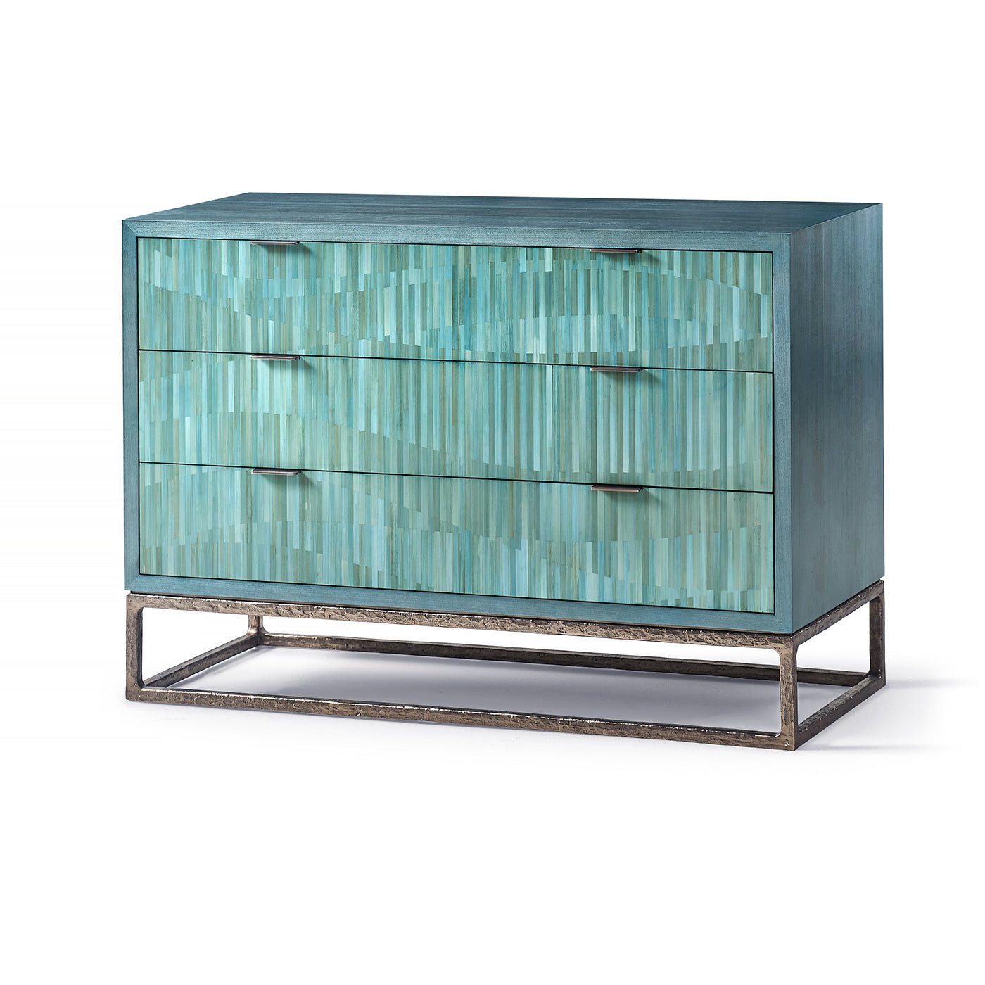 Commode à trois tiroirs Aqua Mist