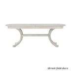 Table à manger côtière en chêne brun 