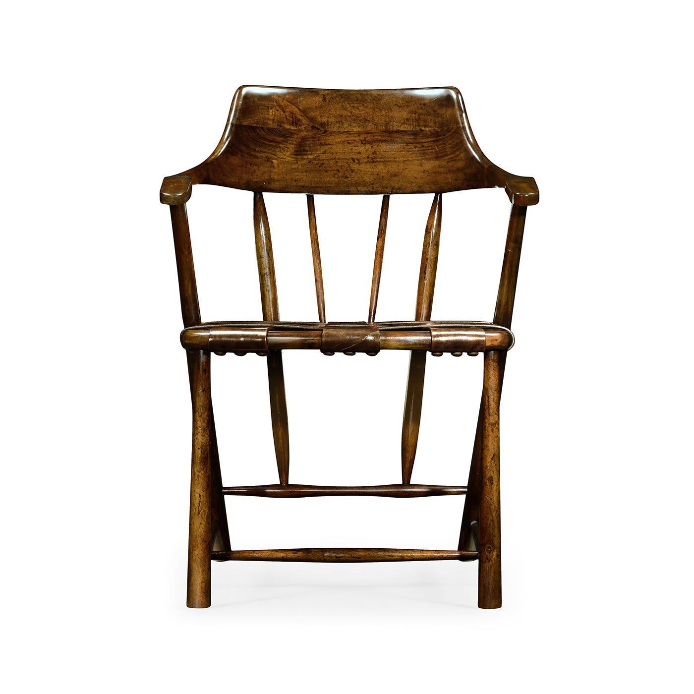 Fauteuil capitaine - Finition noyer