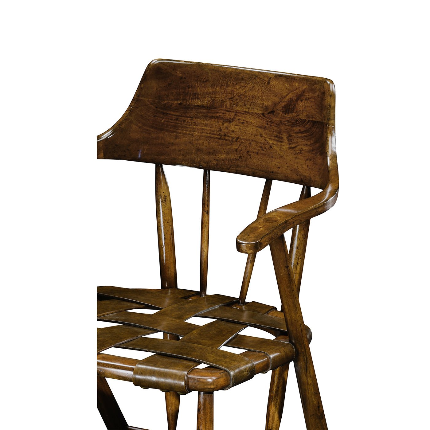 Fauteuil capitaine - Finition noyer