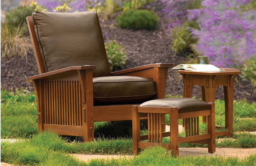 Chaise Morris Spindle avec coussin amovible