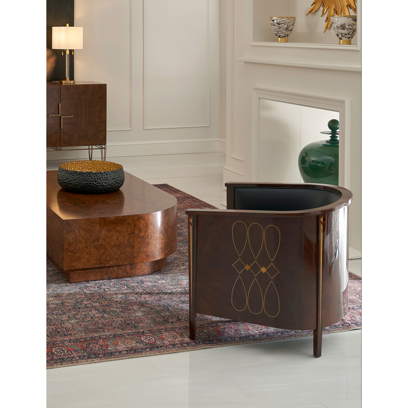 Fauteuil baignoire Art Déco