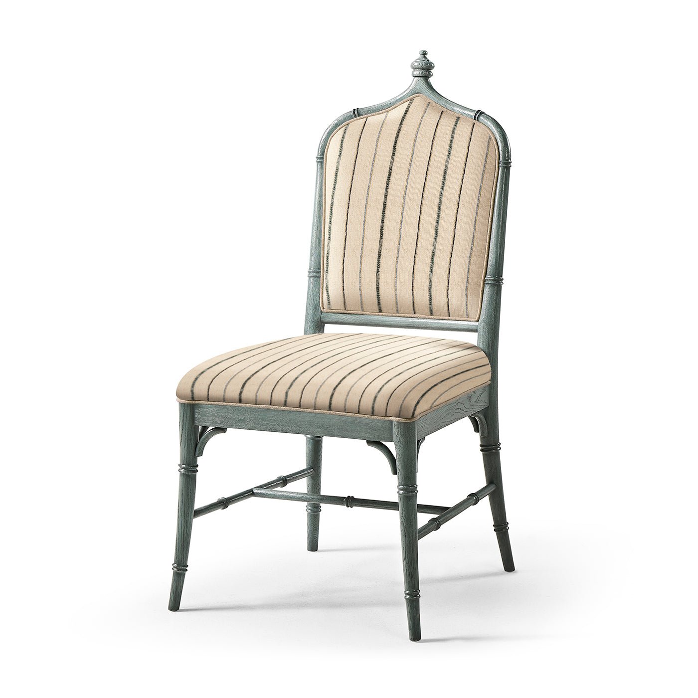 Chaise de salle à manger de luxe en chêne peint à l'anglaise