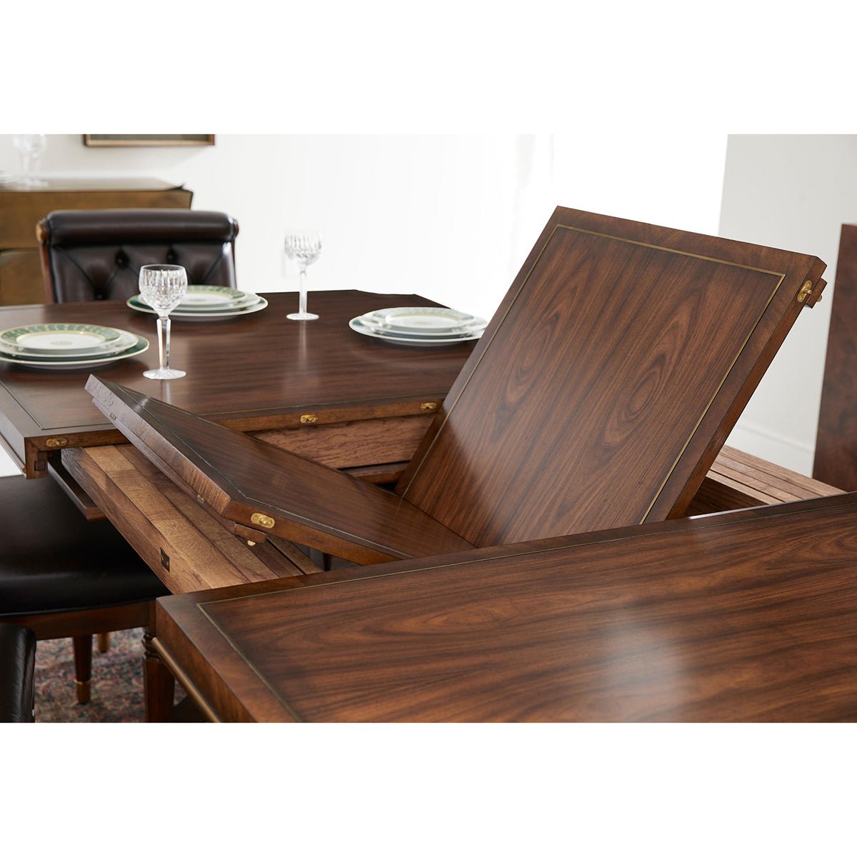 Table à manger extensible traditionnelle anglaise