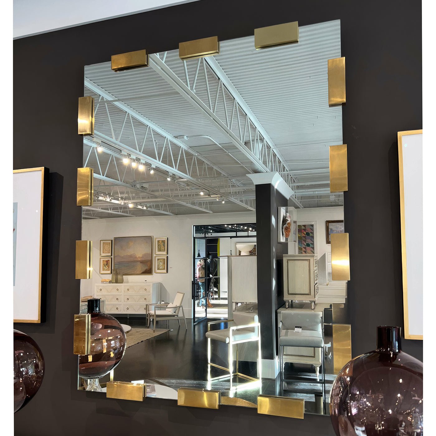 Miroir moderne flottant