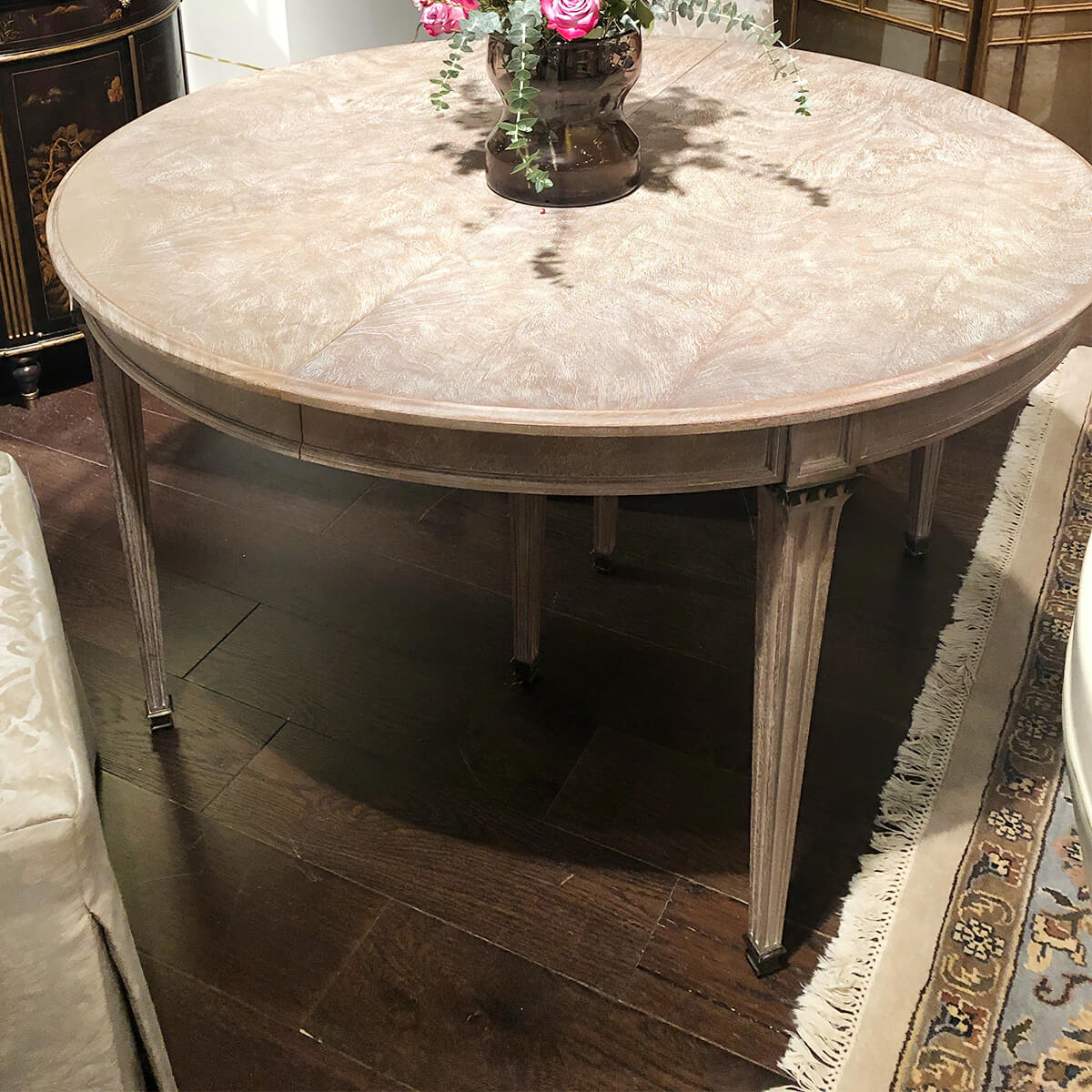 Table à manger extensible néoclassique française