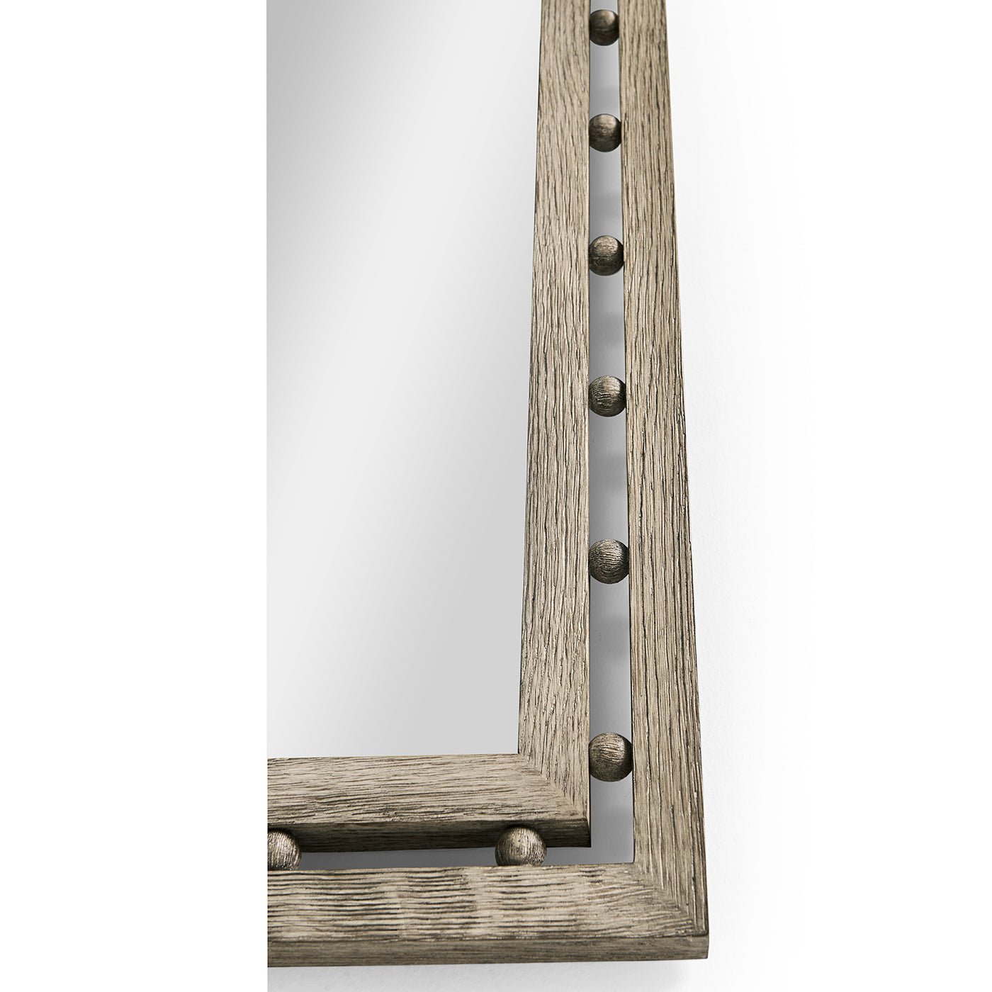 Miroir en chêne grisé