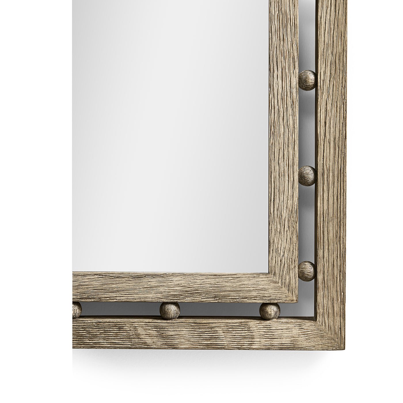 Miroir en chêne grisé