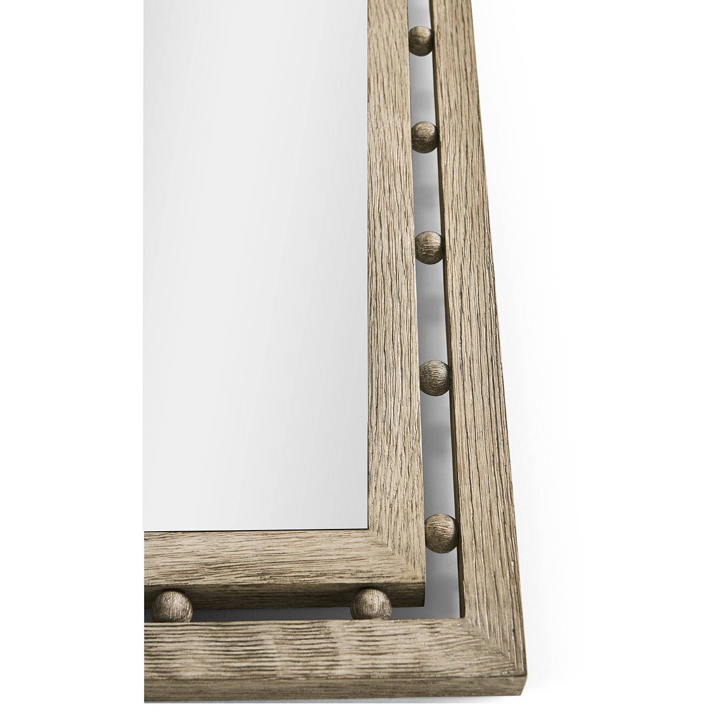 Miroir en chêne grisé