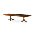 Grande table à manger extensible de style Régence