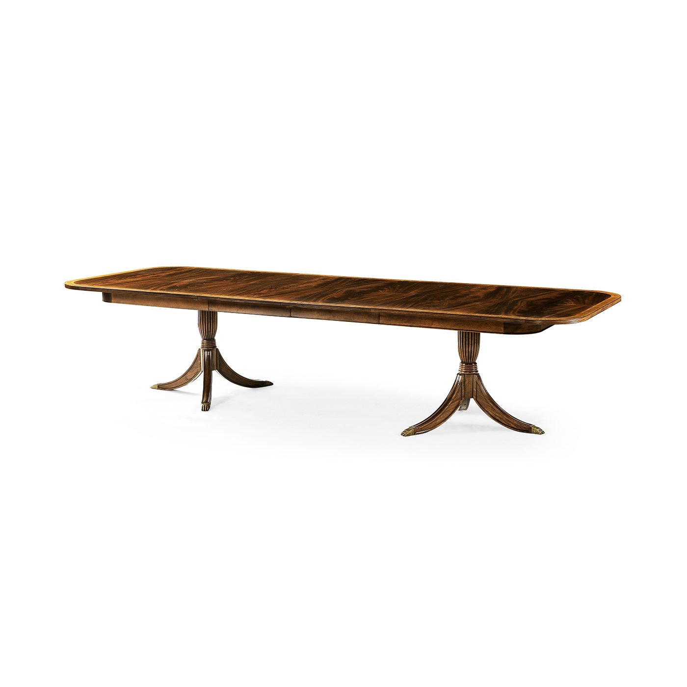 Grande table à manger extensible de style Régence