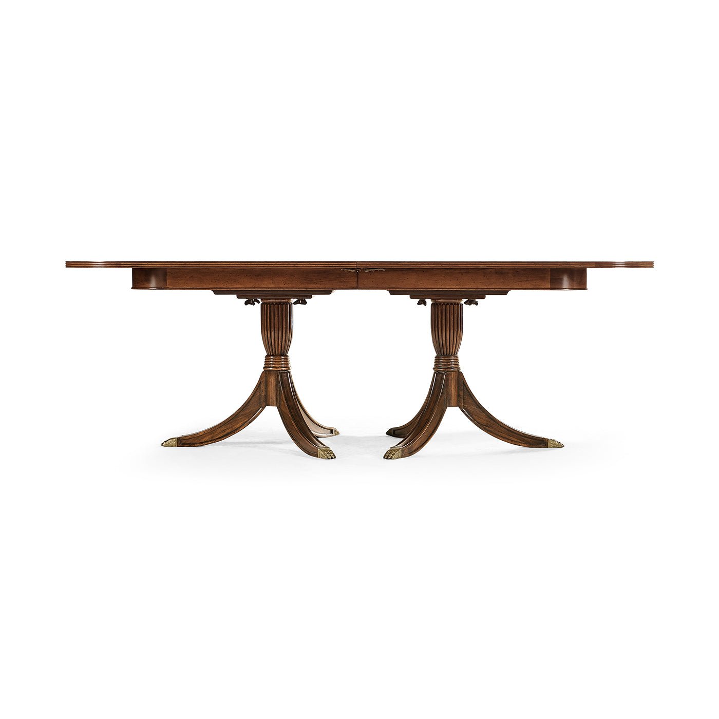 Grande table à manger extensible de style Régence